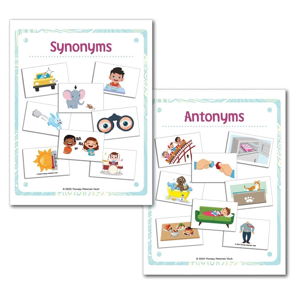 Synonym and Antonym Flashcards TMV
