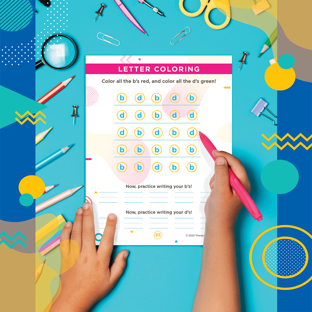 Letter and Number Reversals Packet TMV