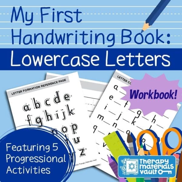 lowercase letters handwriting skills bundle