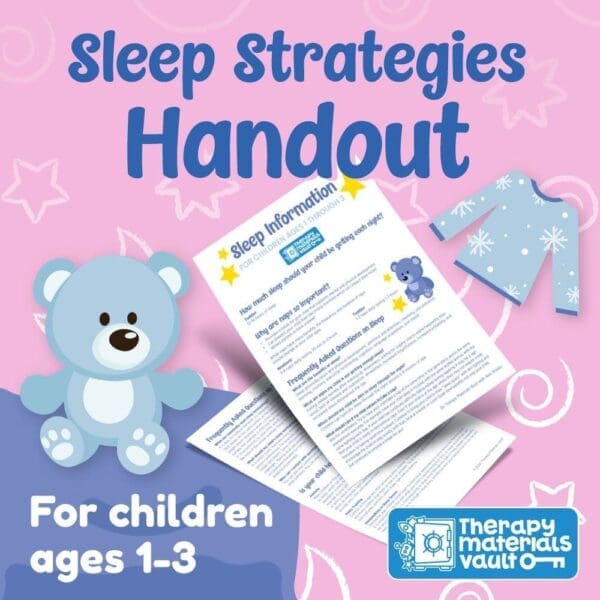 sleep strategies ages 1-3