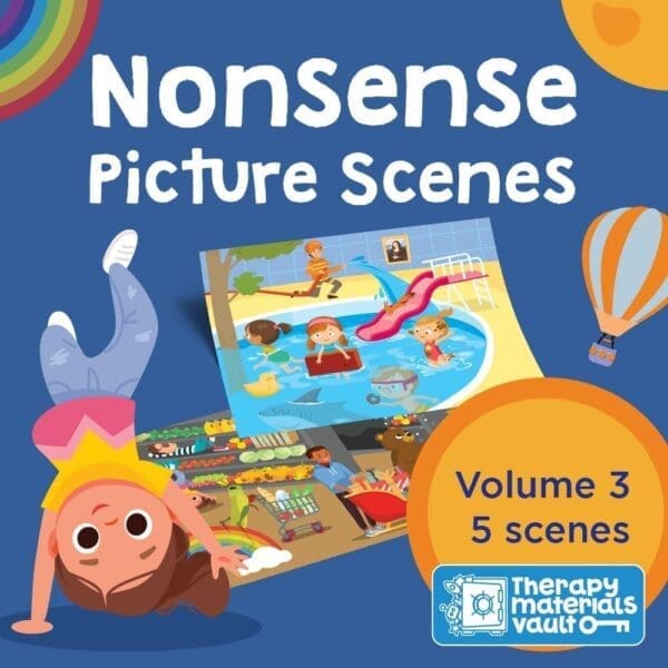 Nonsense Picture Scenes, Speech Therapy Material