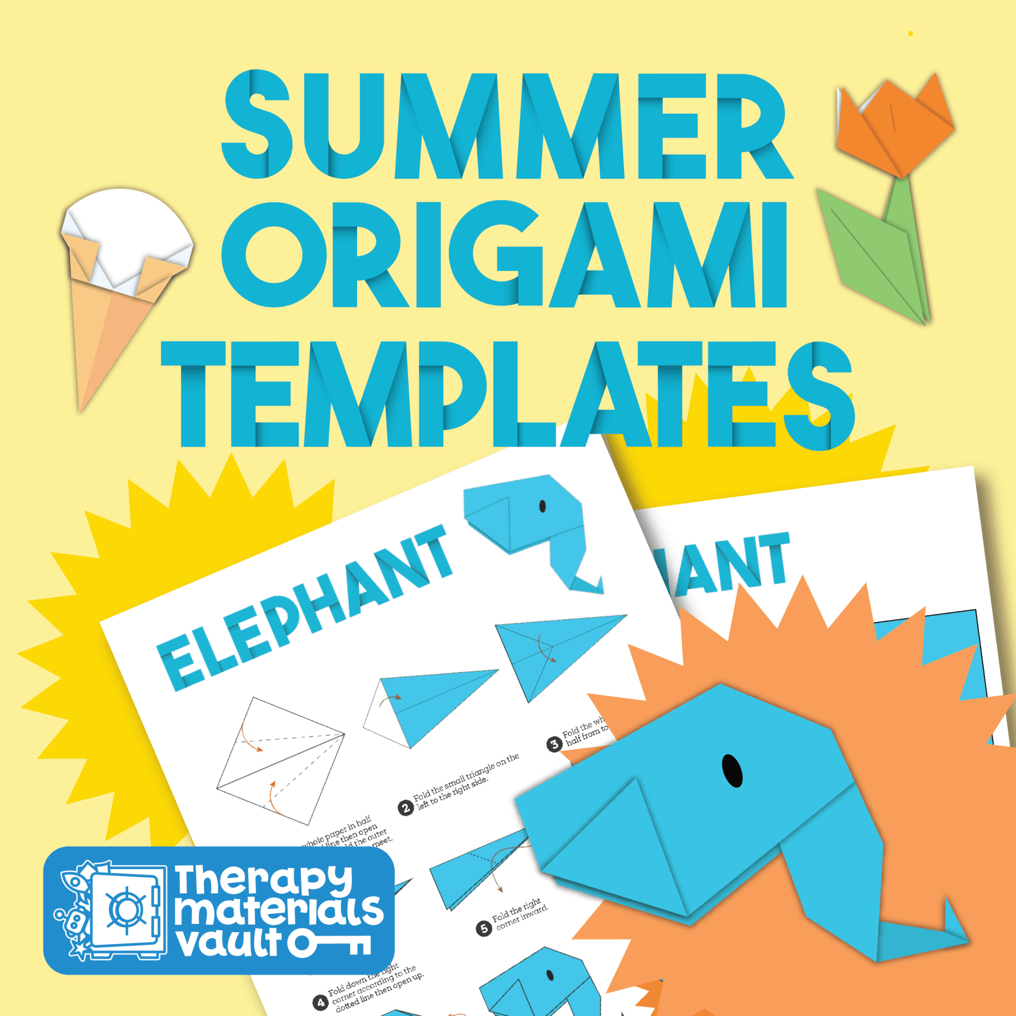 Summer Origami Templates | TMV