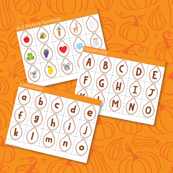 Pick a Pumpkin Seed: Pumpkin Alphabet Activity