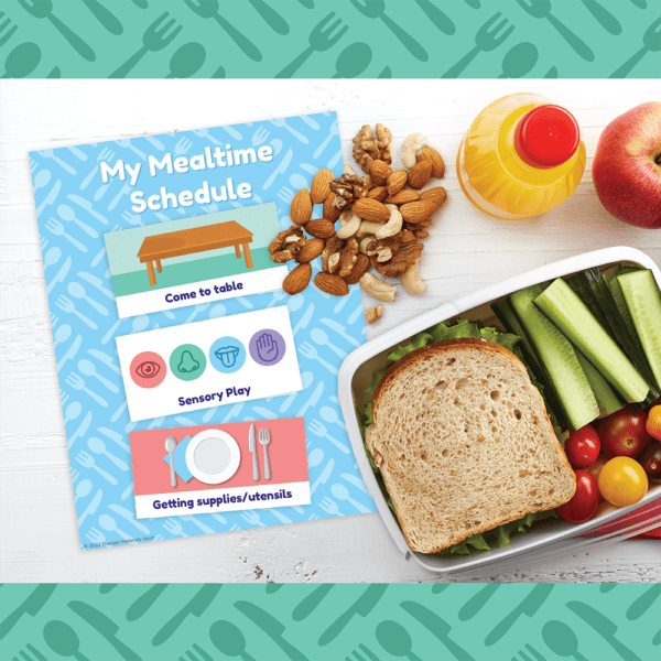 Mealtime Routine Visual Schedule