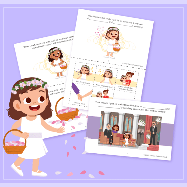 Social Story I Will be a Flower Girl!