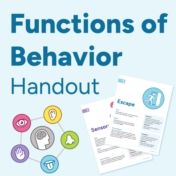 Functions of Behavior Handout