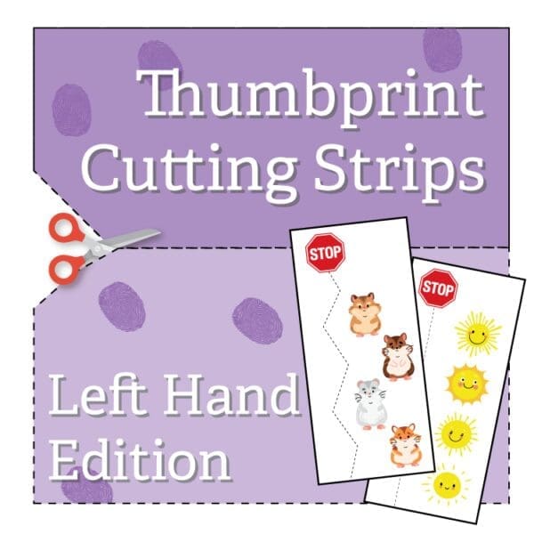 Thumbprint Cutting Strips- Left Handed Edition